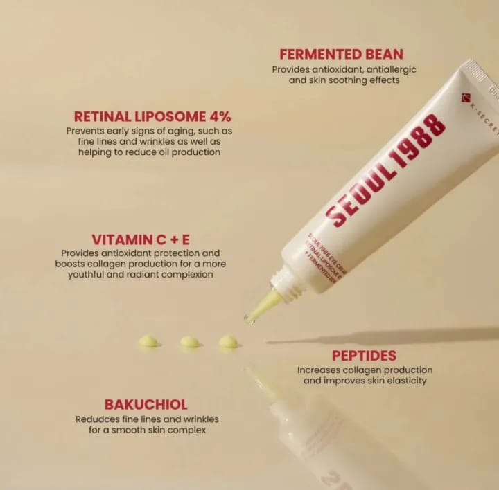 SEOUL 1988 Eye Cream Retinal Liposome 4% + Fermented Bean 30ml